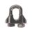 Smith & Locke M4 Wire Rope Clamp Silver 2 Pack