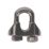 Essentials M4 Wire Rope Clamps Silver 2 Pack