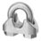 Smith & Locke M4 Wire Rope Clamp Silver 2 Pack