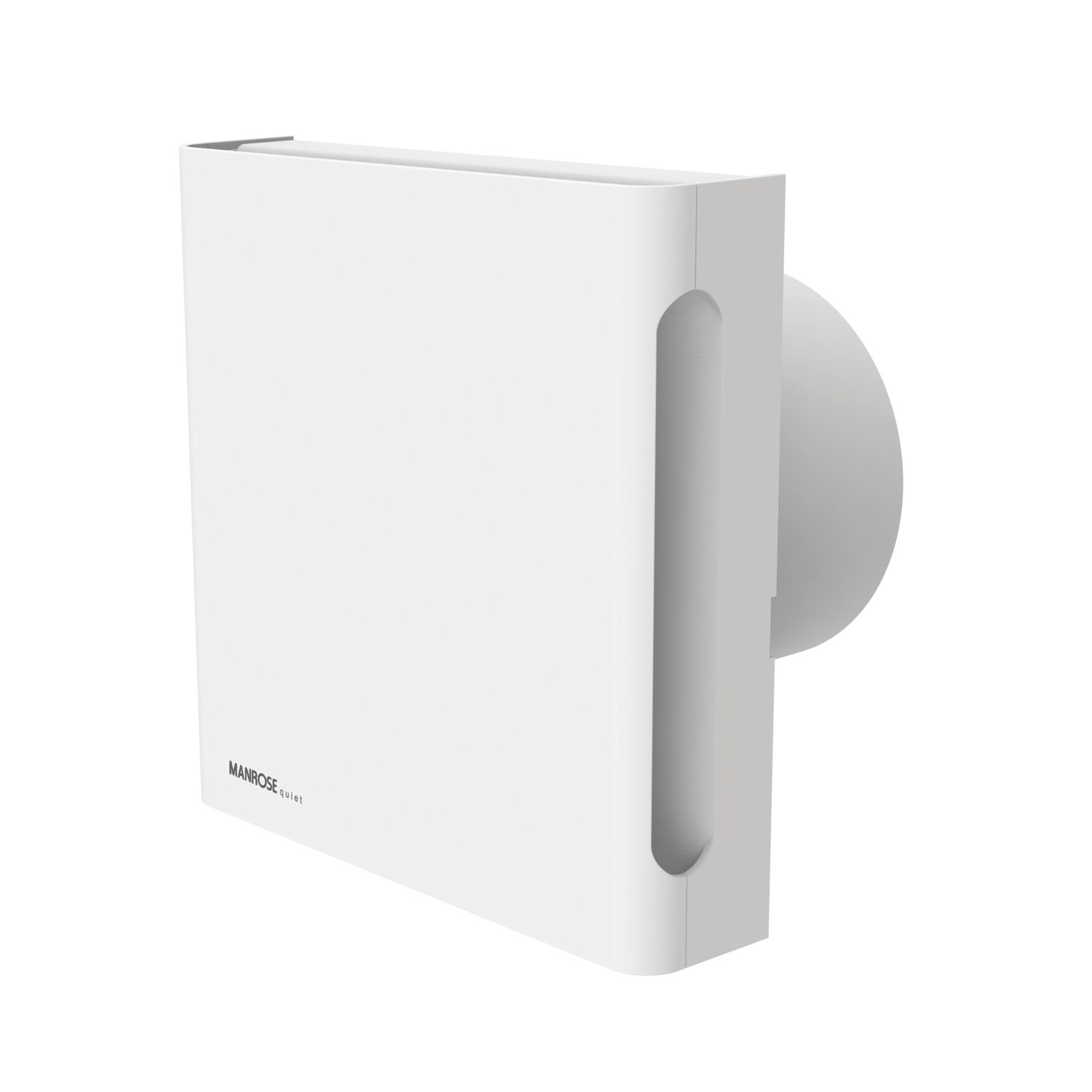 Manrose Quiet Fan X5 Conceal/ QF100TX5CON 100mm (4") Axial Bathroom Extractor Fan with Timer White 220-240V (275JL)