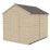Forest  6' x 8' (Nominal) Apex Overlap Timber Shed with Assembly