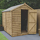 Forest  6' x 8' (Nominal) Apex Overlap Timber Shed with Assembly