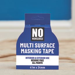 No Nonsense  UV & Water-Resistant Painters Masking Tape 41m x 24mm