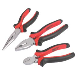 Forge Steel Pliers Set 3 Pieces - Screwfix