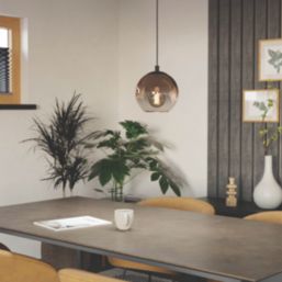 Eglo Ariscani 1 Pendant Light Black