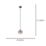 Eglo Ariscani 1 Pendant Light Black