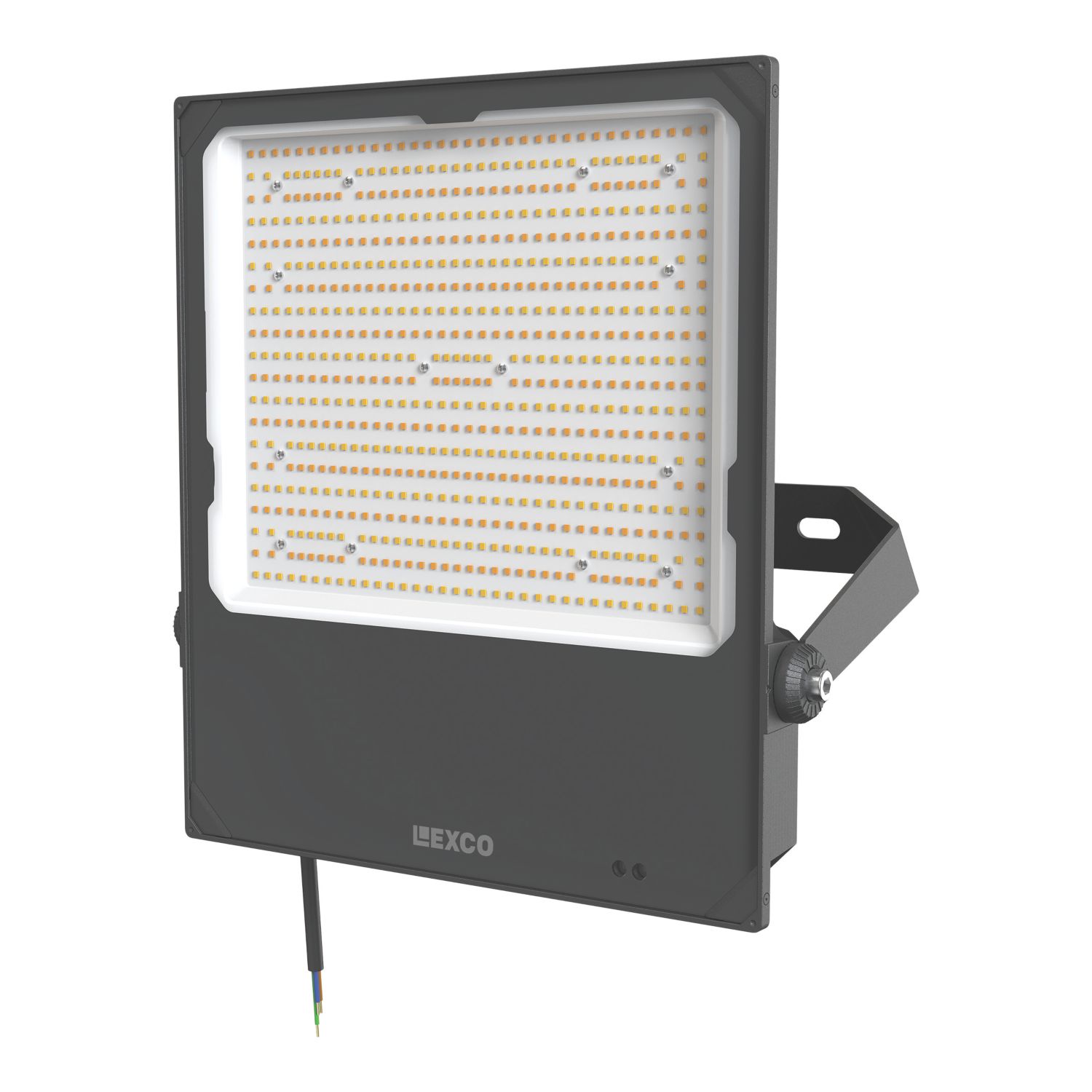 Lexco Secunda Outdoor LED Floodlight With Photocell Black 300W 23,000-40,000lm (275RE)