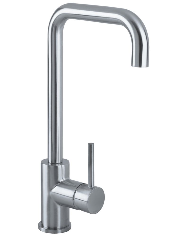 Bristan Lemon Easyfit Kitchen Sink Mixer Tap Brushed Nickel Screwfix