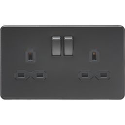 Screwfix double store socket