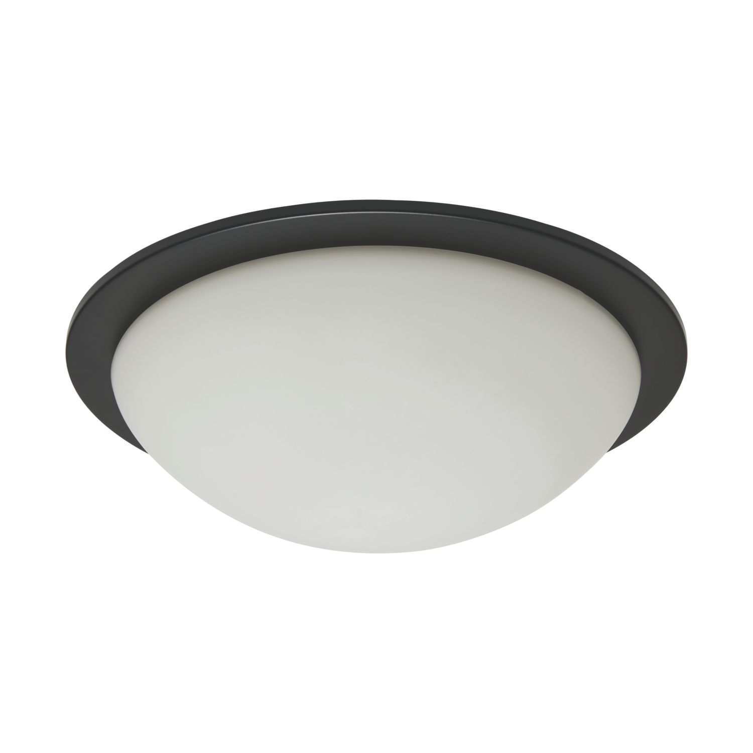 Spa Opie LED Bathroom Ceiling Light Matt Black 12W 900lm (275VJ)