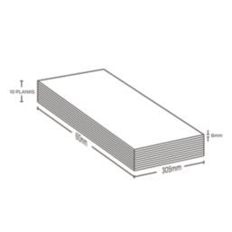 Kraus Parson Cream Tile-Effect LVT  Flooring 2.23m²