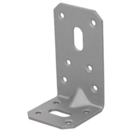 Magnodur Reinforced Angle Brackets Silver 50mm x 50mm x 90mm 10 Pack