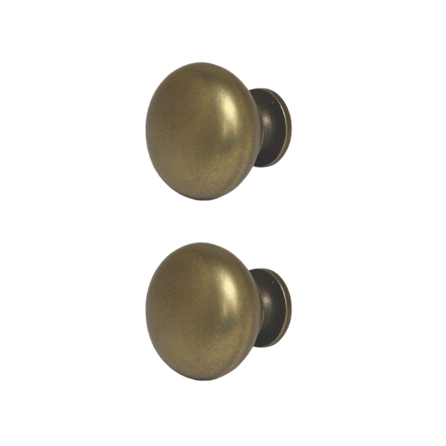 Essentials Chervil Round Cabinet Knob Antique Brass 32mm 2 Pieces (276AA)
