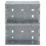 Knightsbridge  2 x 2-Gang Galvanised Steel  Multimedia Plate Back Box 47mm