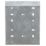 Knightsbridge  2 x 2-Gang Galvanised Steel  Multimedia Plate Back Box 47mm