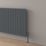 Reina Piatto Double 600mm x 445mm 1640BTU Anthracite Vertical Designer Radiator