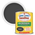 Sandtex 1Ltr Smooth Black Masonry Paint