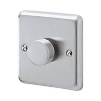MK Albany Plus 1-Gang 2-Way  Dimmer Switch  Brushed Chrome
