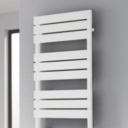 Reina 1424mm x 500mm 2291BTU White Flat Designer Towel Radiator