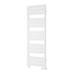 Reina 1424mm x 500mm 2291BTU White Flat Designer Towel Radiator