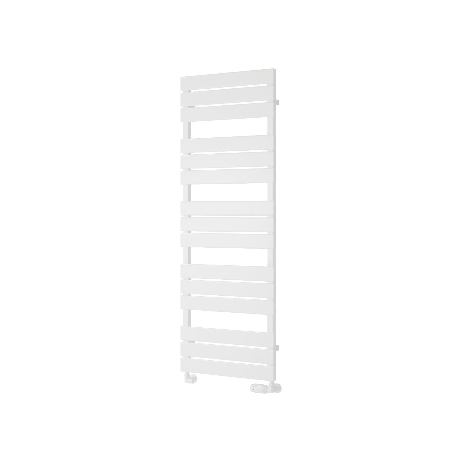 Reina 1424mm x 500mm 2291BTU White Flat Designer Towel Radiator (276LG)