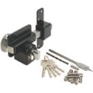 Refurb GateMate Black  Euro Profile Long Throw Lock 50mm