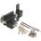 Refurb GateMate Black  Euro Profile Long Throw Lock 50mm