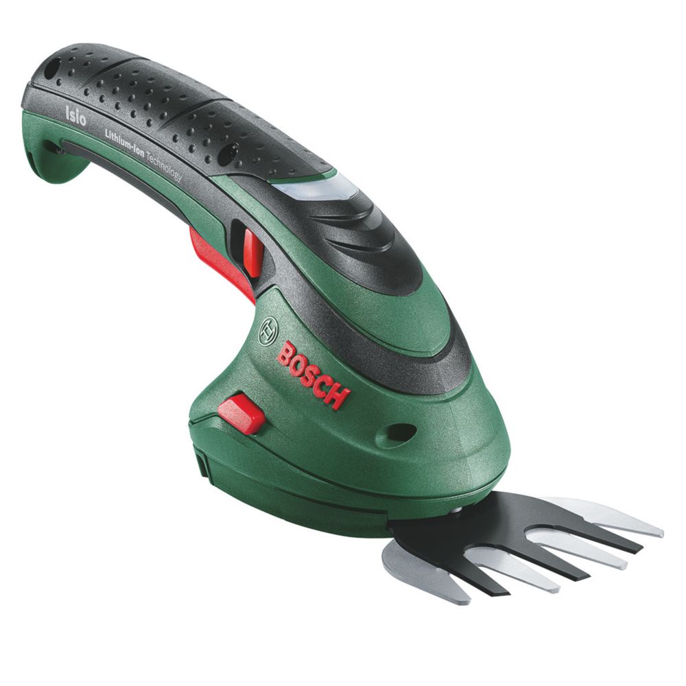 Bosch isio cordless edging and shrub shear discount set