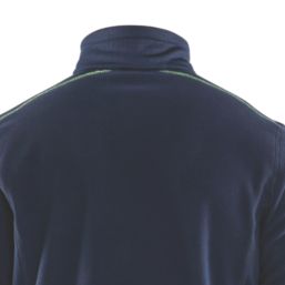 Blaklader  Microfleece Jacket Navy/Yellow Small 36" Chest