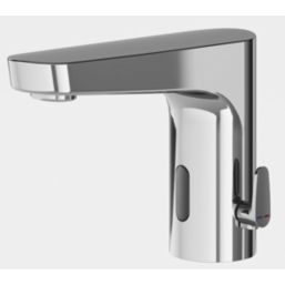 Swirl Caldew Chrome 119mm Standard Sensor Battery-Powered Touch-Free Basin Mixer Tap