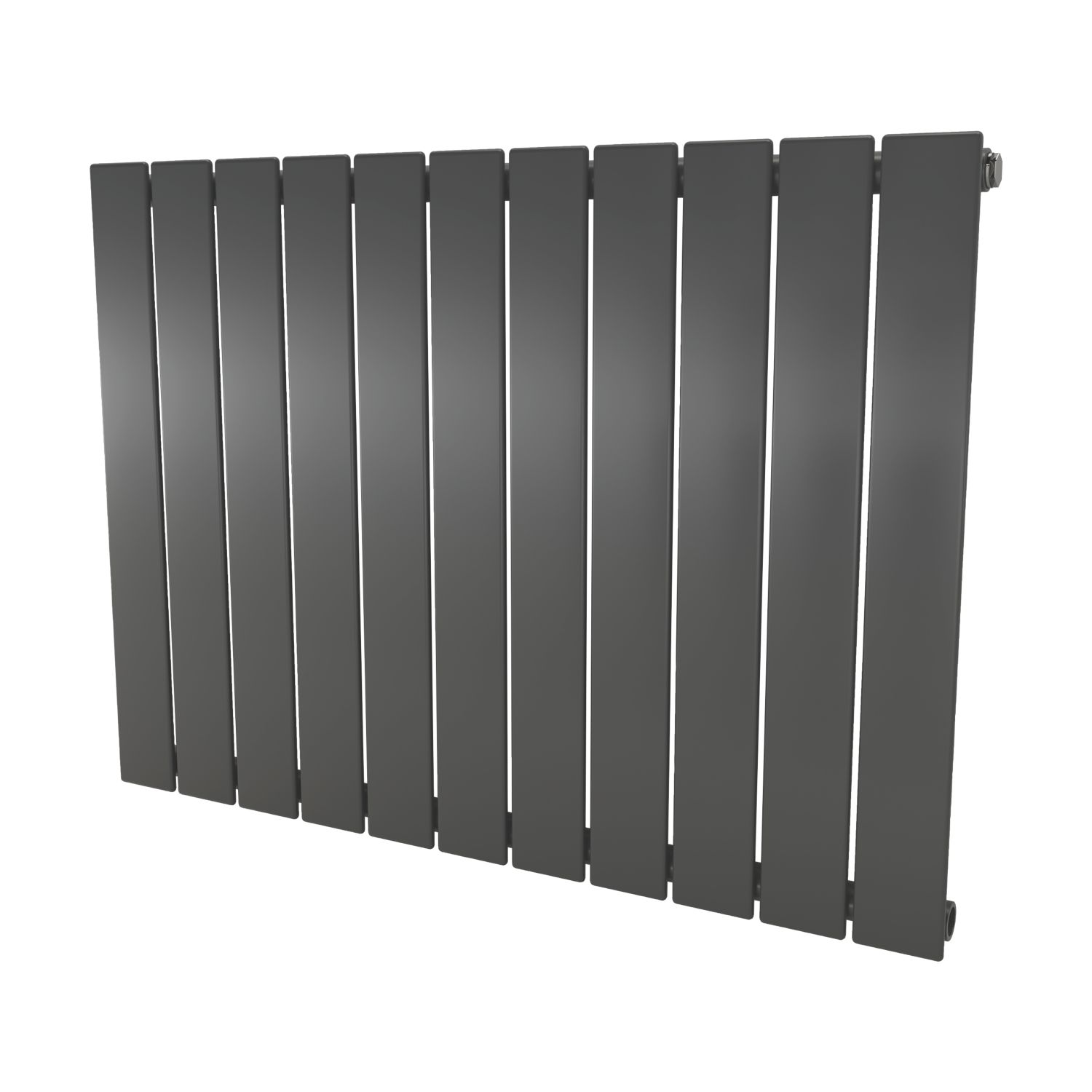 Ximax Oceanus 600mm x 820mm 1932BTU Anthracite Horizontal Designer Radiator (276TP)
