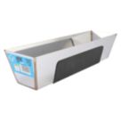 OX Pro Stainless Steel 2.9Ltr Plasterers Mud Pan 14" x 3½"