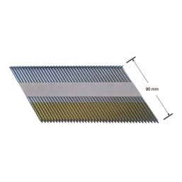 Easyfix Bright 34º Collated Nails Ring Shank 3.1mm x 90mm 1100 Pack