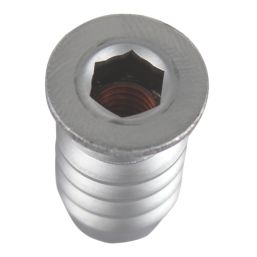 Smith & Locke  39mm Sash Stops Satin Chrome 2 Pack