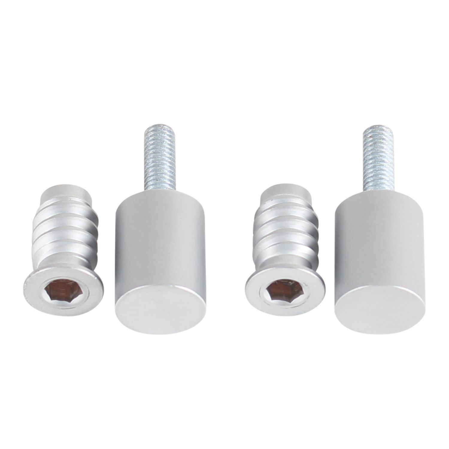 Smith & Locke 39mm Sash Stops Satin Chrome 2 Pack (276YX)