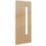 Green & Taylor  1-Clear Light Satin Lacquered Oak Wooden Traditional Internal Fire Doors with Glass 2040mm x 926mm
