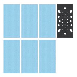 Trend Pro Mesh AB/THD/M7/P 80, 120 & 180 Grit Mesh Multi-Material Third Sheet Sanding Pads with Pad Saver  x  7 Pack