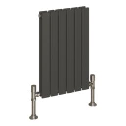 Reina Harley Double 600mm x 420mm 1540BTU Anthracite Vertical Designer Radiator