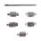 Silverline Oil Drain Plug Key Set 6 Pcs