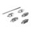Silverline Oil Drain Plug Key Set 6 Pcs