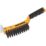 Roughneck Soft-Grip Carbon Steel Wire Brush