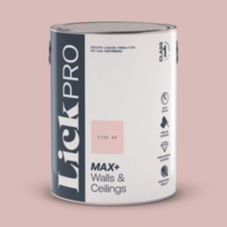 LickPro Max+ 5Ltr Pink 05 Eggshell Emulsion  Paint