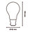 Calex Smart Lamp BC A60 LED Virtual Filament Smart Light Bulb 7W 806lm