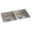 Abode Matrix 2 Bowl Stainless Steel Undermount & Inset Kitchen Sink 740mm x 440mm