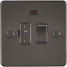 Knightsbridge  13A Switched Fused Spur with LED Gunmetal