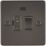 Knightsbridge  13A Switched Fused Spur with LED Gunmetal