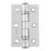 Smith & Locke  Polished Chrome Grade 7 Fire Rated Door Hinges 76mm x 51mm 20 Pack