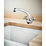 Swirl Traditional Sink-Mounted Mono Mixer Kitchen Tap Chrome