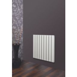 Glow 600mm x 625mm 2705BTU Matt Chrome Horizontal Designer Radiator