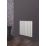 Glow 600mm x 625mm 2705BTU Matt Chrome Horizontal Designer Radiator